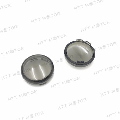 Turn Signal Lens Covers for Harley Softail Dyna Glide Sportsters (2000–2013) Smoke