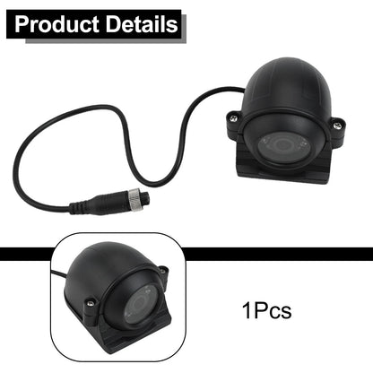 4 Pin HD AHD LED Side View Camera Compatible with For Truck RV Bus Models