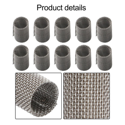 10PCS Mini Strainer Screens for Efficient Heating Systems