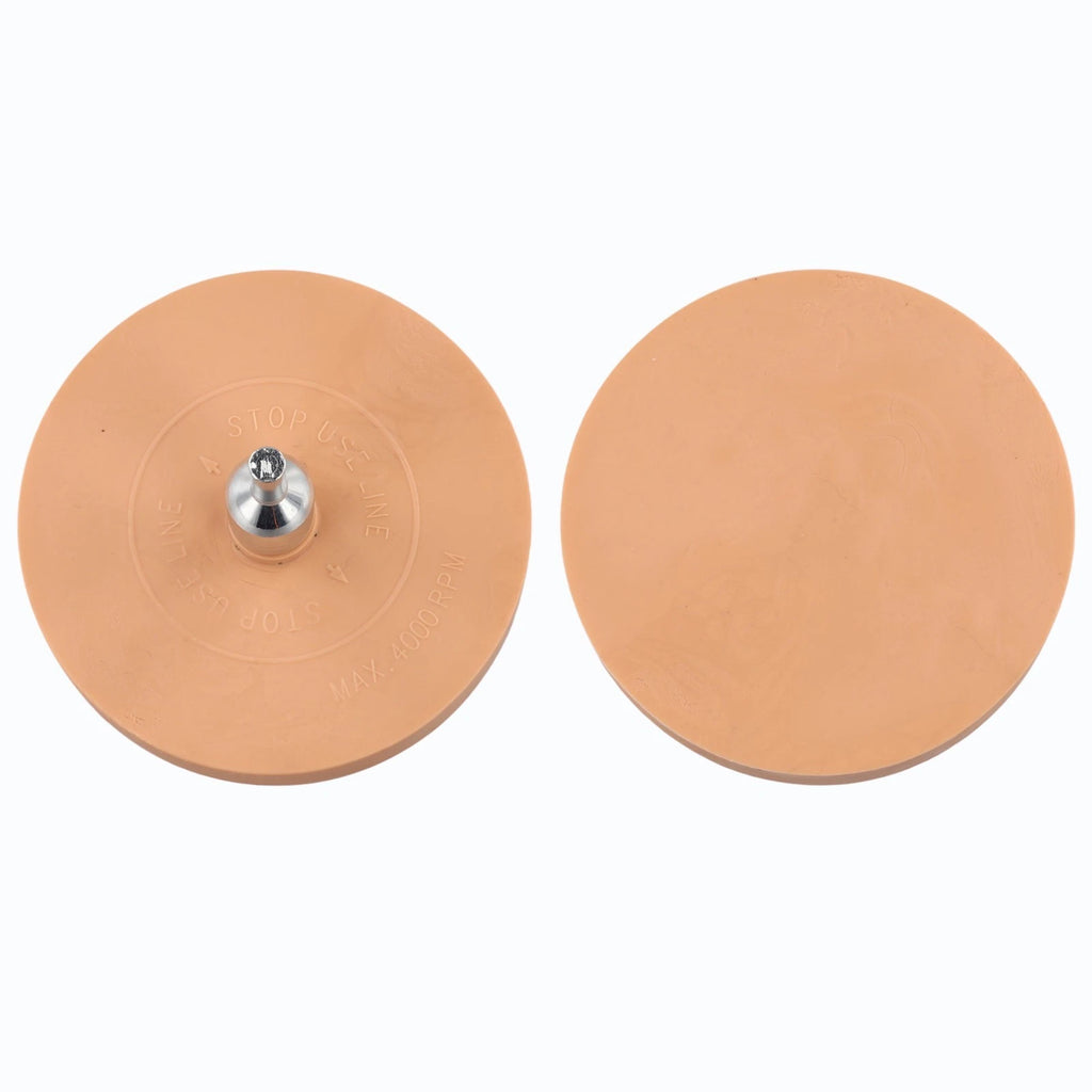 Rubber Eraser Wheel 88mm with Drill Adapter for Sticker Removal