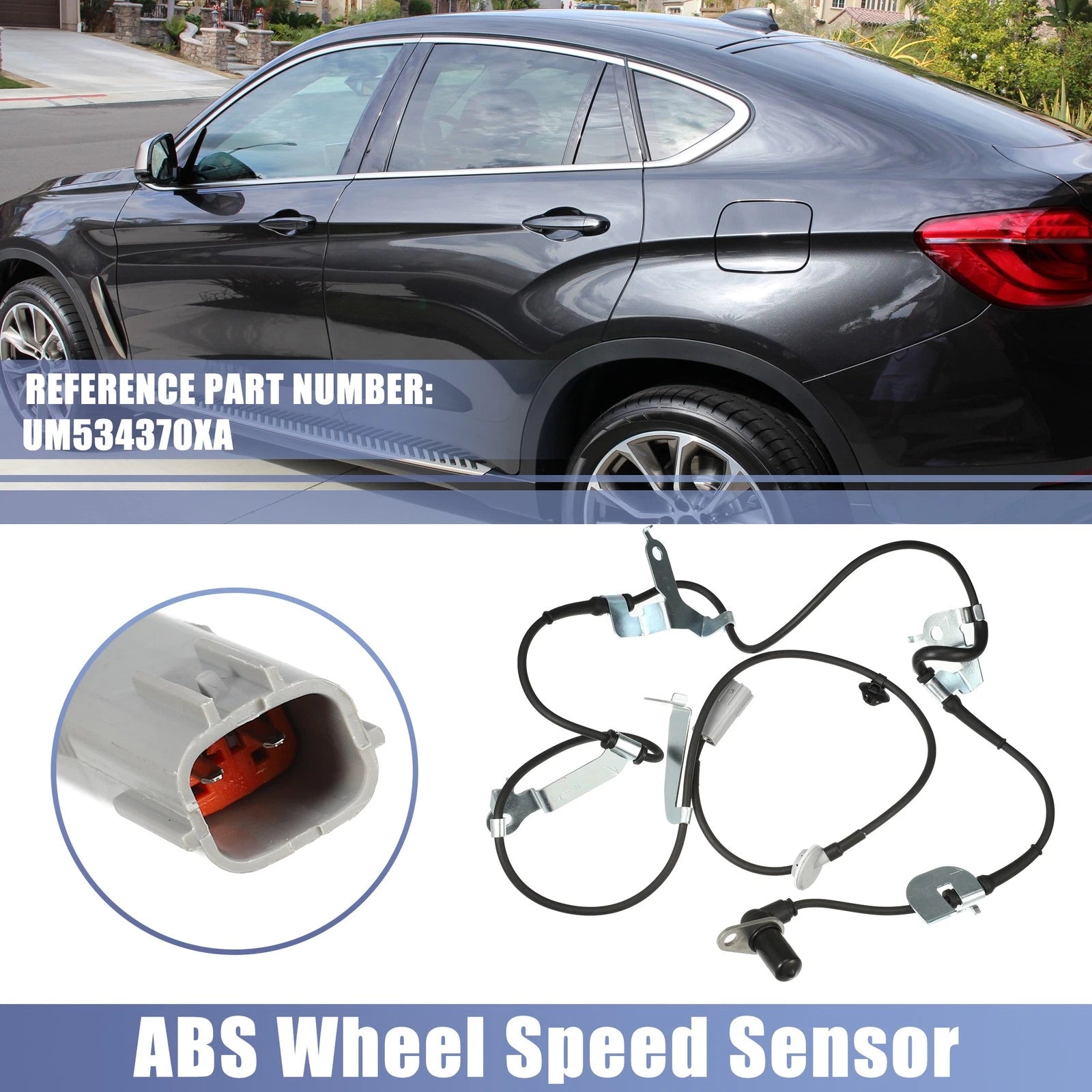 Front Right ABS Wheel Speed Sensor Replacement for Mazda BT-50 B2500 (2006–2011)