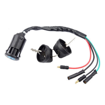 Ignition Switch for Honda ATC200M (1985) 35100-HB6-000, Includes 2 Keys