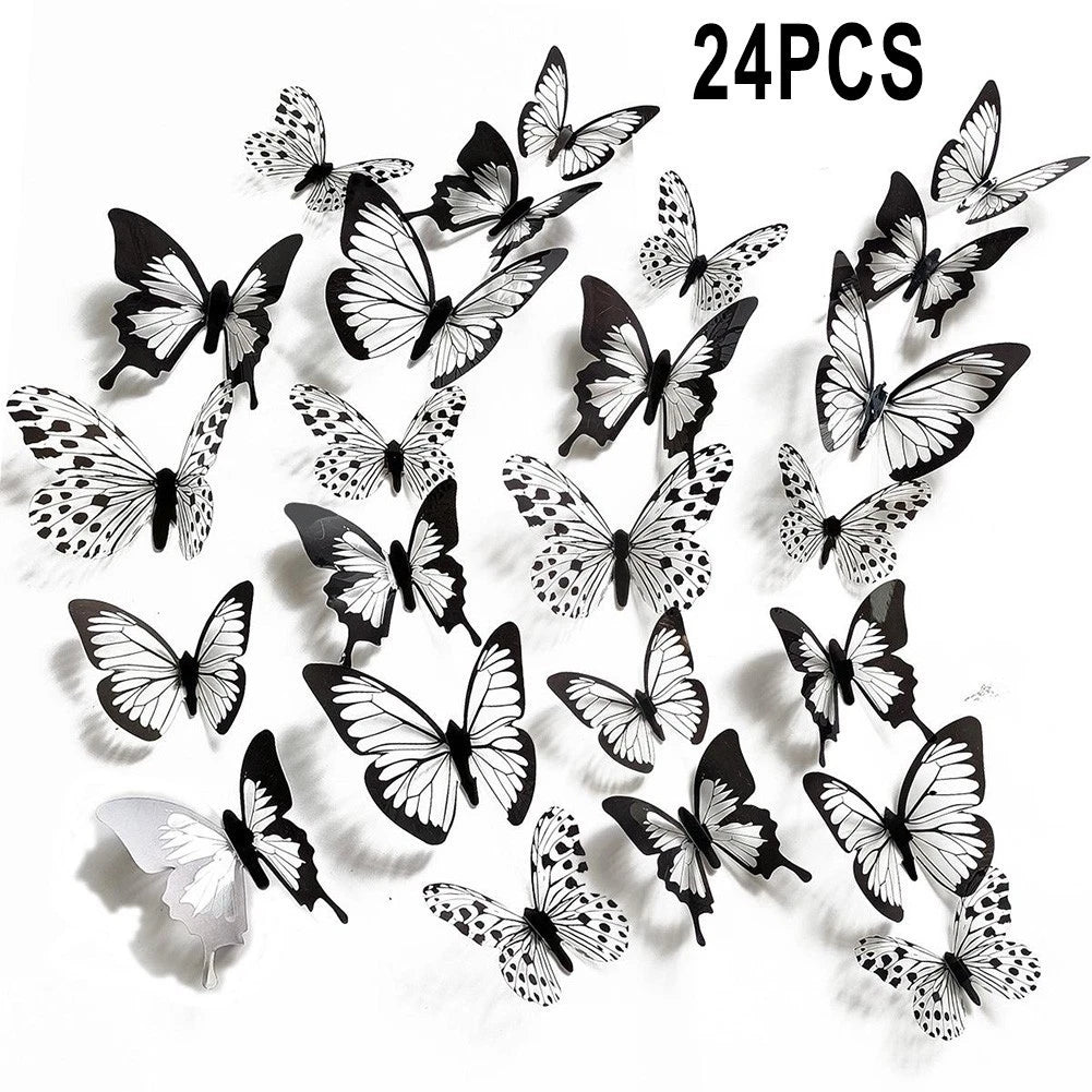 3D Butterfly Wall Stickers for Bedroom (12/24, 12/10, 12/8)