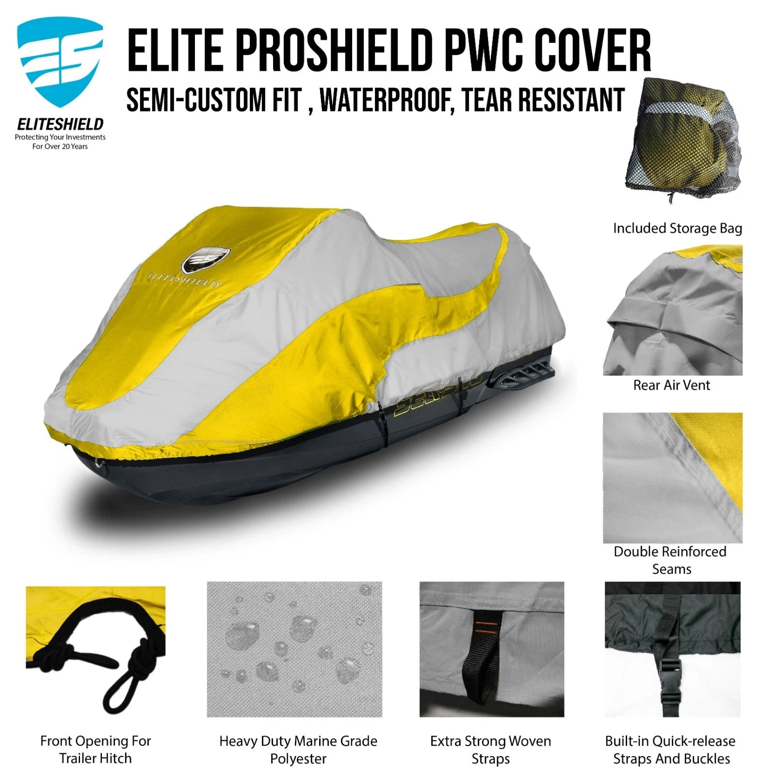 EliteShield Waterproof Cover for Kawasaki SX SXR SXi