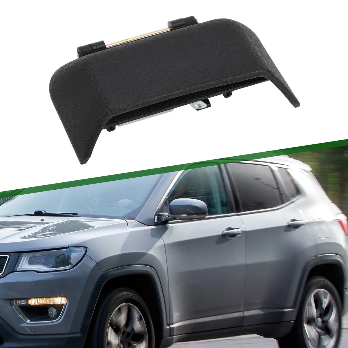 Exterior Door Handle for Jeep Compass (2007–2017) No.5115826AF, Black, Right