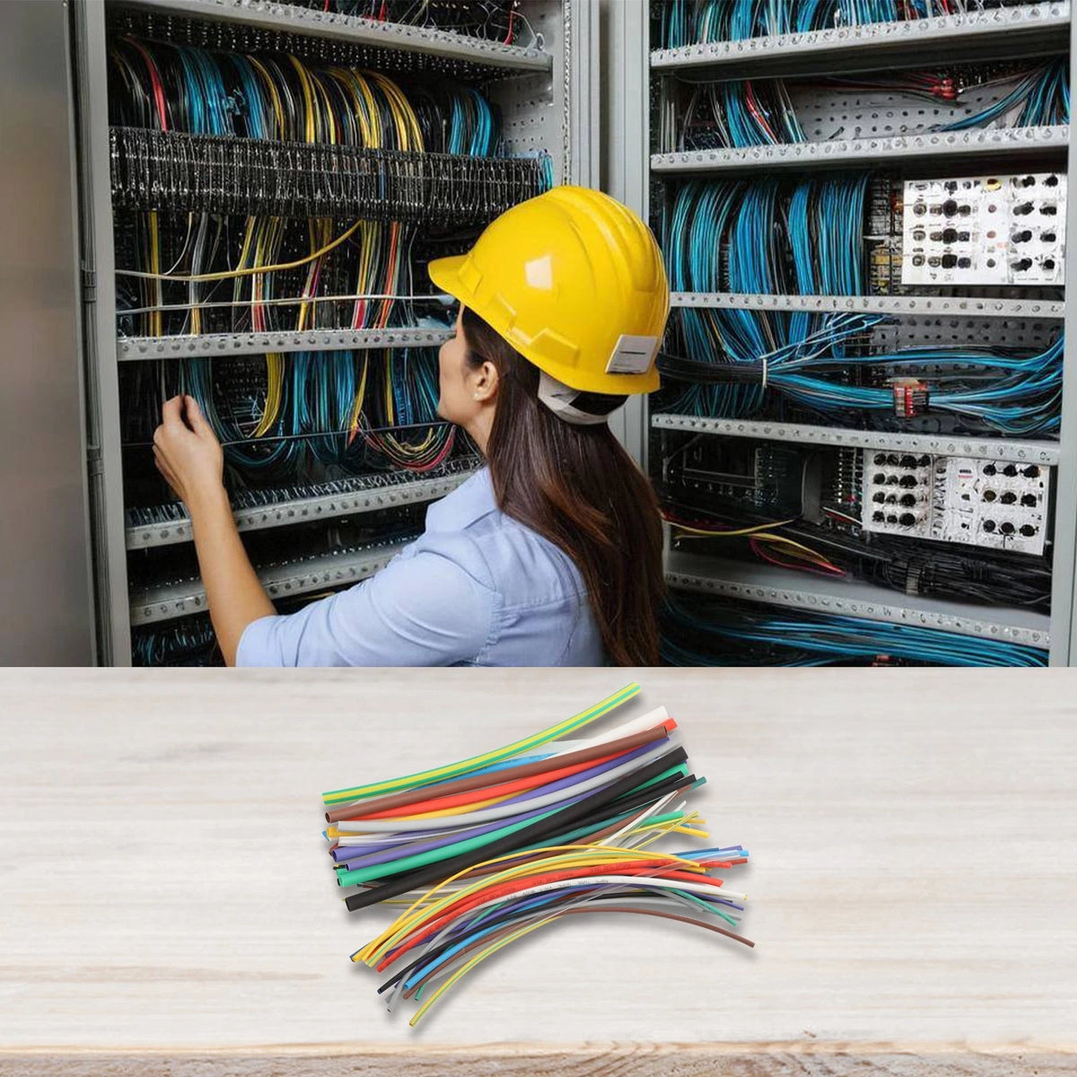 Heat Shrink Tubing for Electrical Cable/Wire - 2:1 Ratio, All Colors