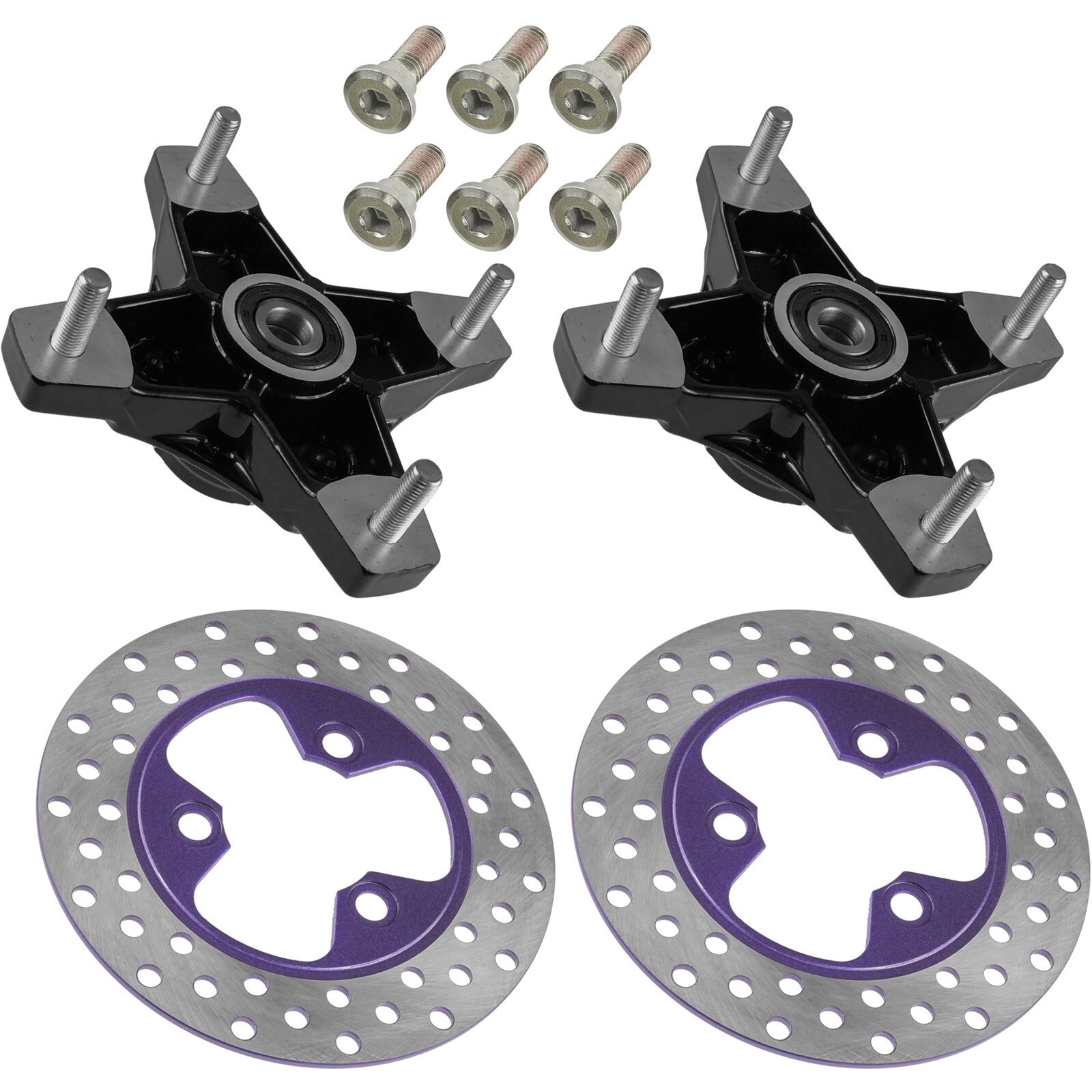 Front Wheel Hub with Brake Disc Left Right for Honda TRX400EX (2005–2008)