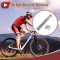 Bicycle Spokes Set 197 mm Steel Galvanized for 36 Spoke (No. 45)