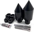 Black Spike Frame Slider Crash Protector for Honda CBR 600RR (2007–2008)