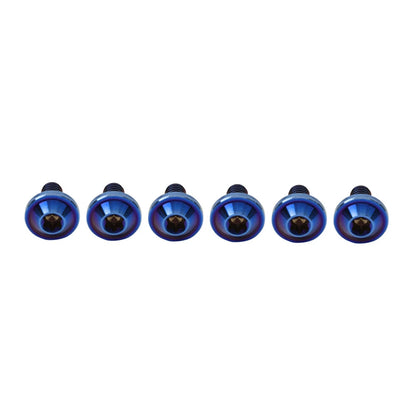 6pcs Alloy M6x10mm Torx Head Screws for Bike Motorcycle