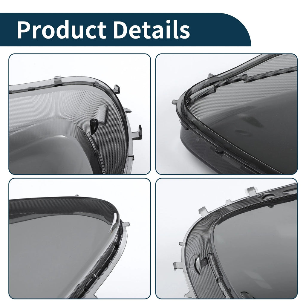 1 Pc Headlight Lens Cover for Chevy Corvette C6 (2005–2013) Smoked