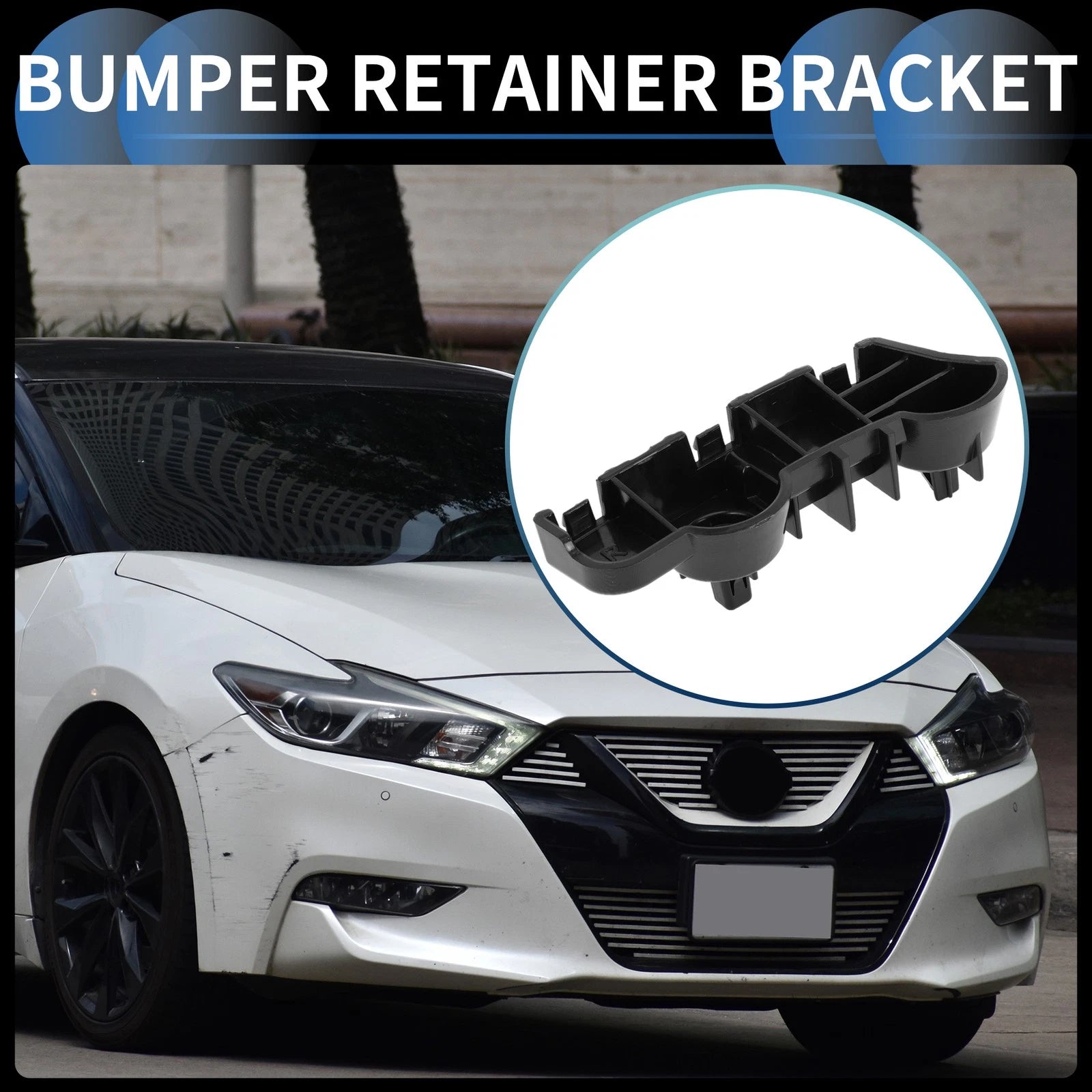 1 Pc Right Front Bumper Retainer Bracket No. 622209N00A for Nissan Maxima (2016–2023)