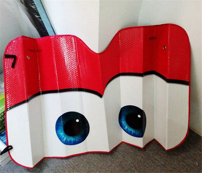Window Foils Cartoon Eye Windshield Sunshade for AU