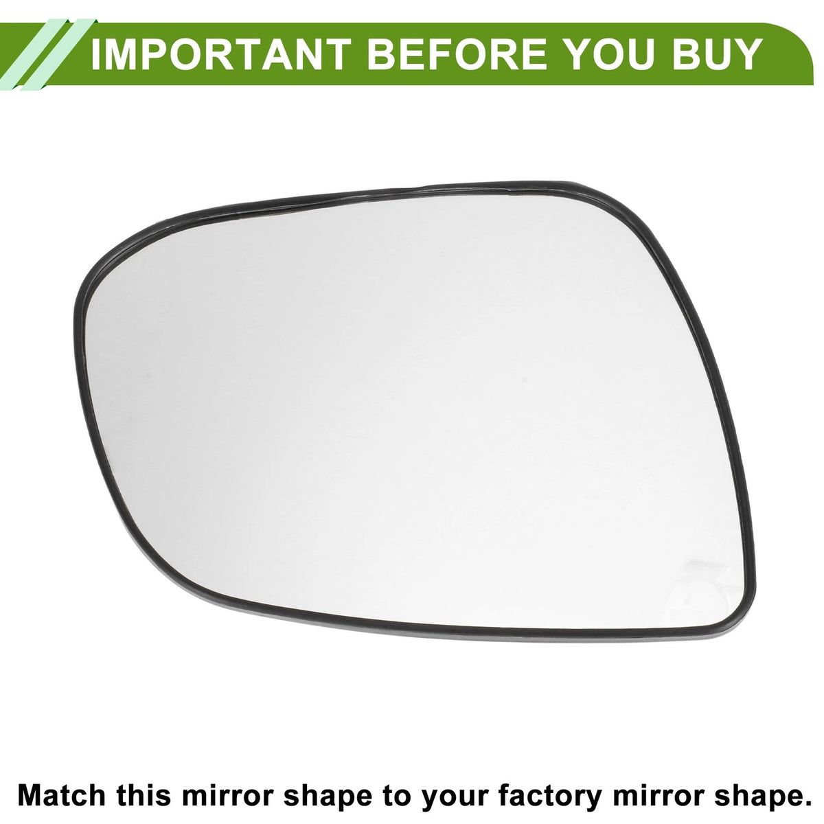 Right Mirror Glass for Kia Forte/Forte Koup (2010–2013) No. 876211M000