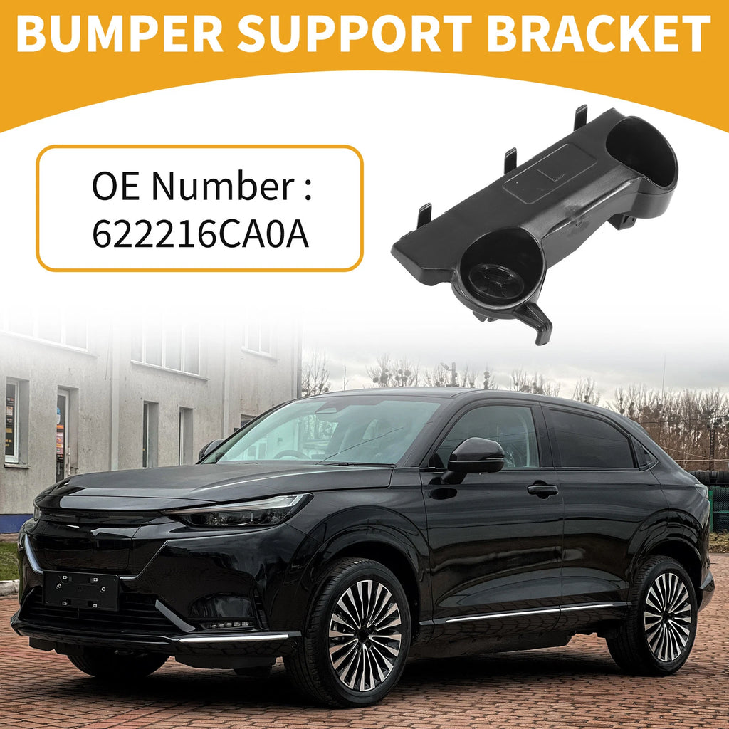 LH Front Bumper Support Bracket for Nissan Altima (2019–2021) 1 Pc Black ABS