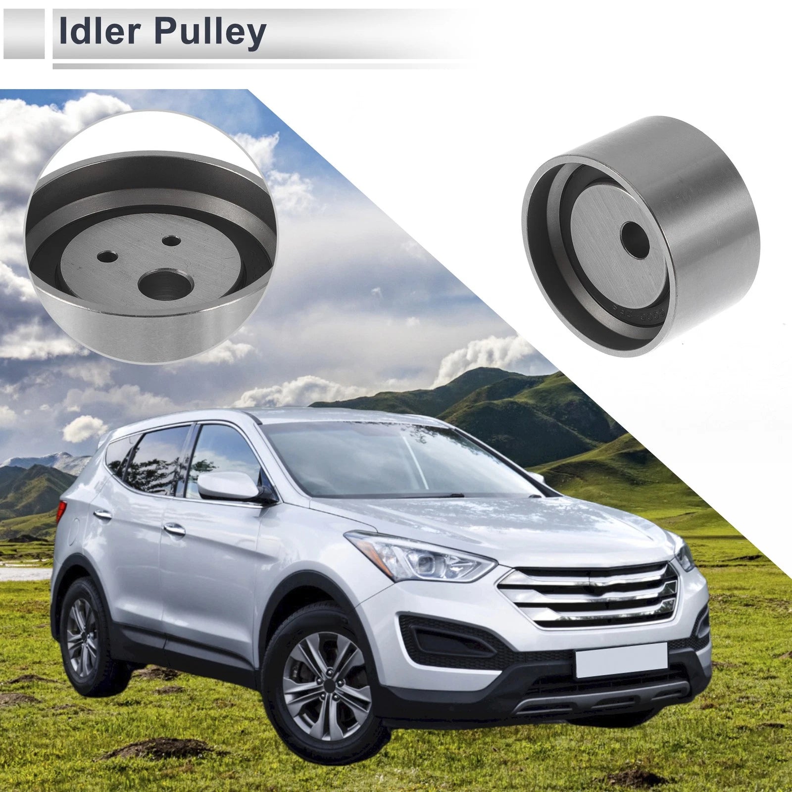 Drive Belt Idler Pulley for Chrysler Sebring (1995–2005) Replacement 1 Pc