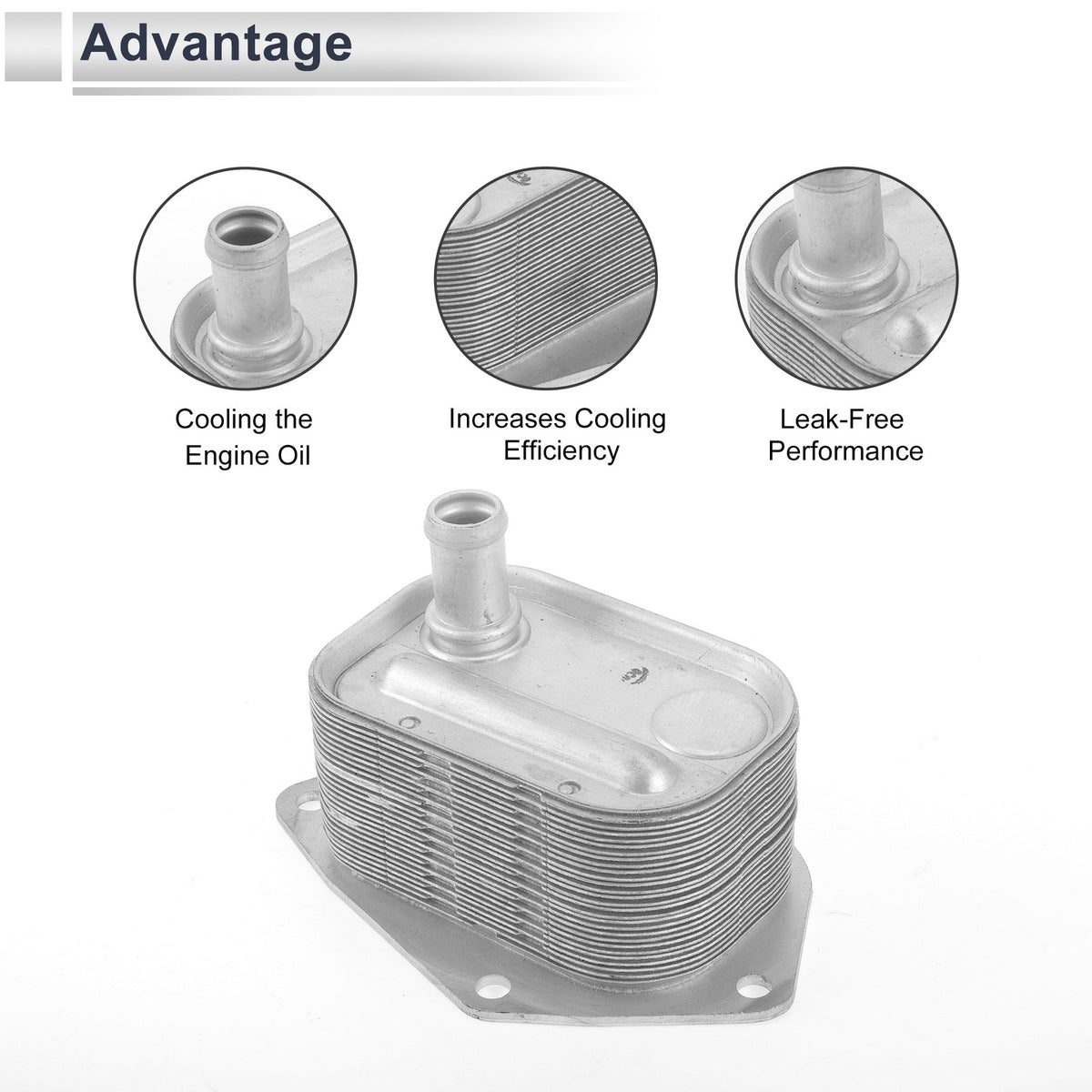 Engine Oil Cooler for Hyundai Accent i20 i30 (2008–2019) Replacement Set