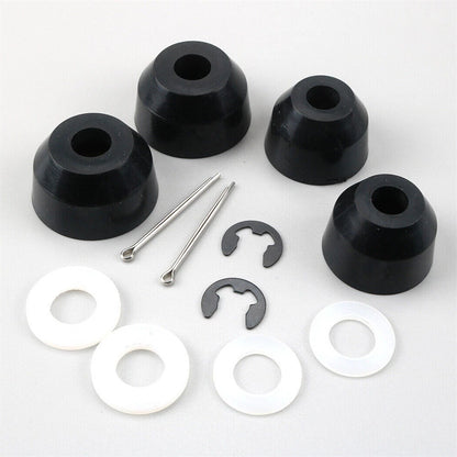 2 Inner & 2 Outer Tie Rod Poly Boots w/ Hardware for Kubota BX1850, 60, 70, 80