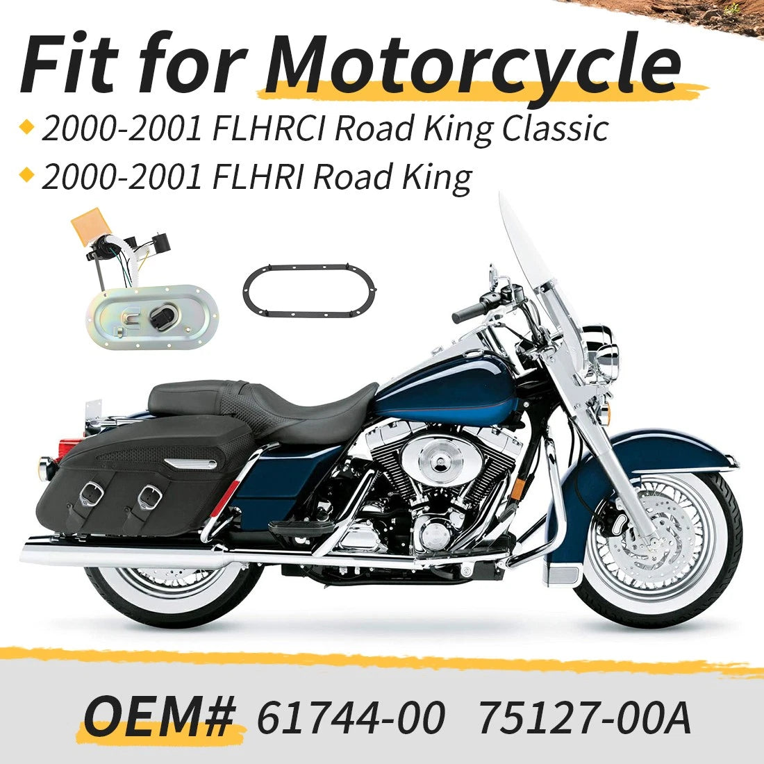 Fuel Pump Assembly for Road King (2000–2001) 61744-00 75127-00A