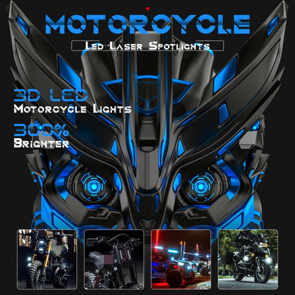Motorcycle Headlight Fog Lamp Kit for Night Riding (Wide Temperature Range)