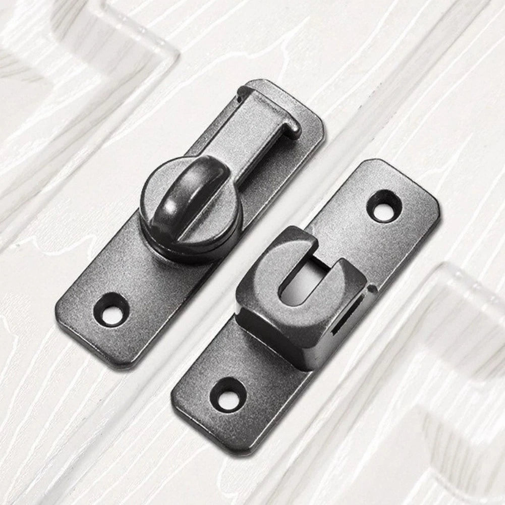6 Piece Aluminum Alloy Latch Locks for Doors Cabinets Garages