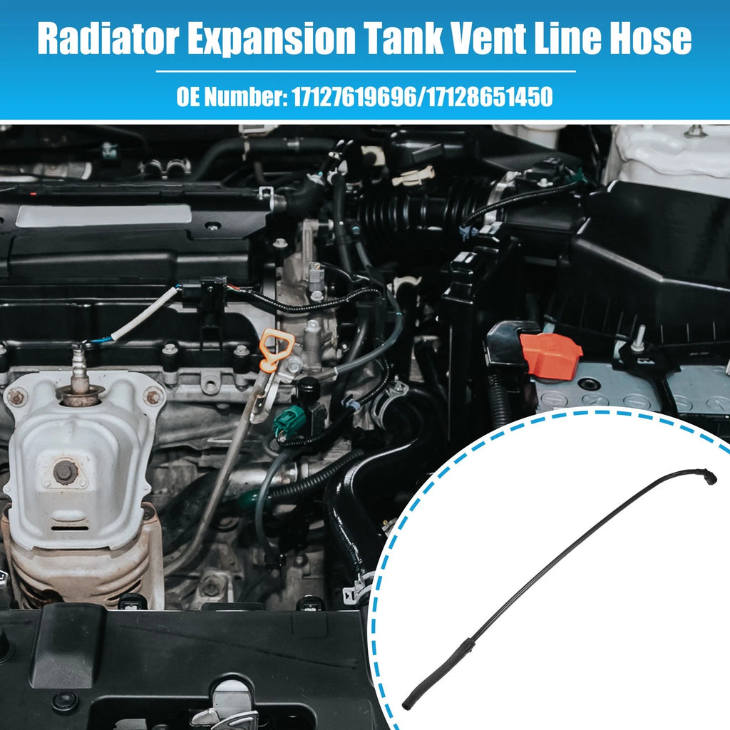 Radiator Expansion Tank Vent Line Hose Replacement for BMW 528i (2008–2010)