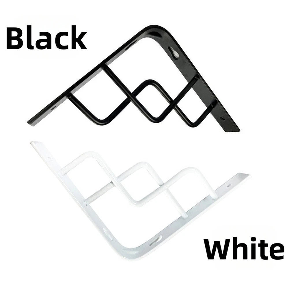 Triangle Iron Shelf Holder Bracket for Kitchen Bedroom (3 Sizes)