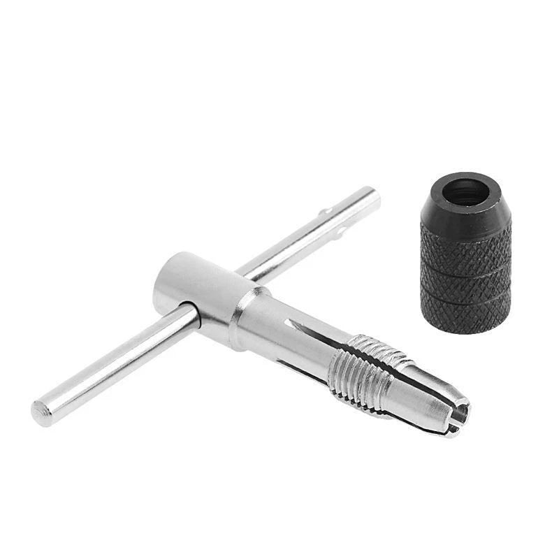 Tap Wrench Set for M3-M6 (45#) - Ratcheting Adjustable T-Handle