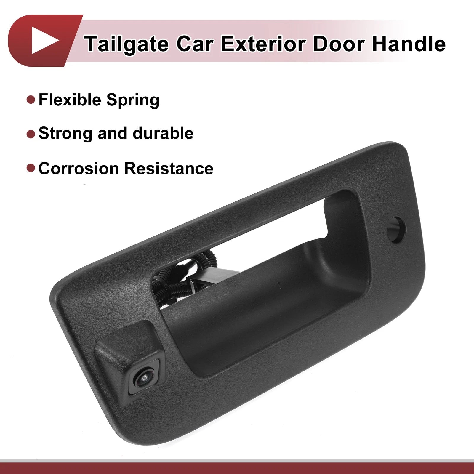 Tailgate Exterior Door Handle Replacement for Chevrolet Silverado Sierra (2014–2020)