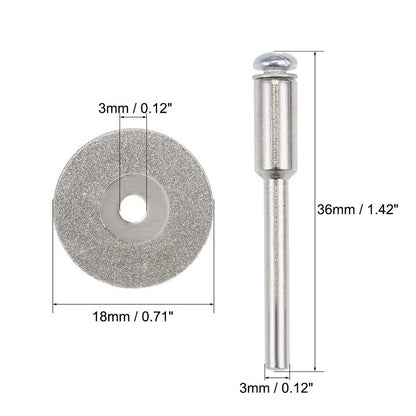 12Pcs Cutting Disc Set for Rotary Tool - Glass, Tile, Metal
