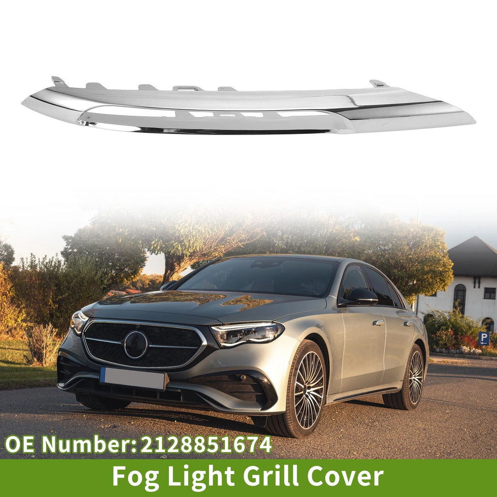 1pc Front Right Fog Light Grill Replacement for Mercedes-Benz E-Class (2010–2016)