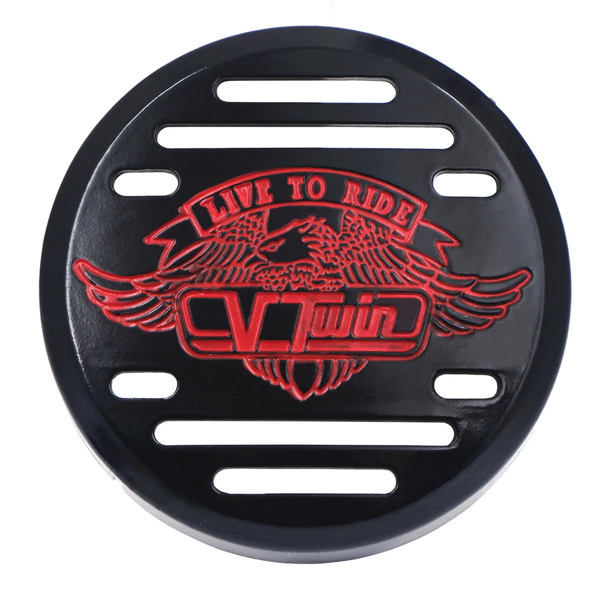 Black V-Twin Horn Cover for Yamaha V-Star 650 (2000–2017)