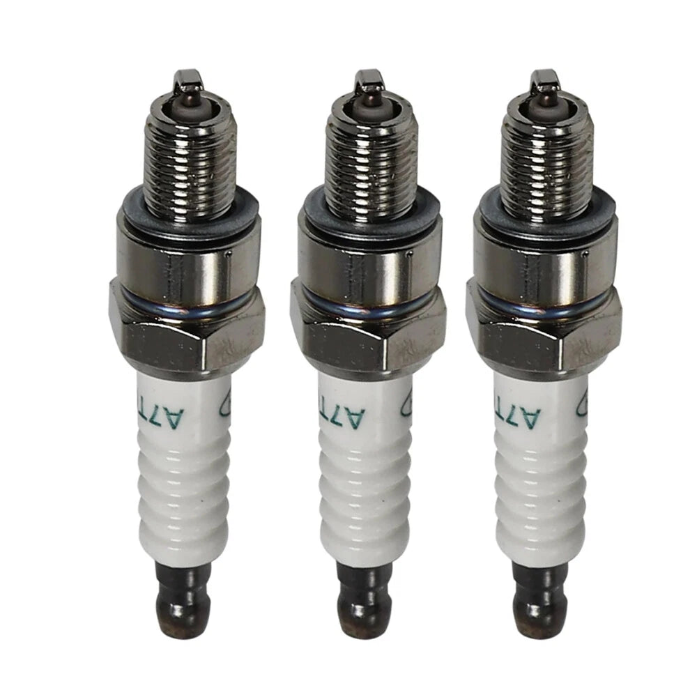 3Pcs A7TC Spark Plug for ATV Dirt Bike Scooter Go Kart GY6 50cc-150cc