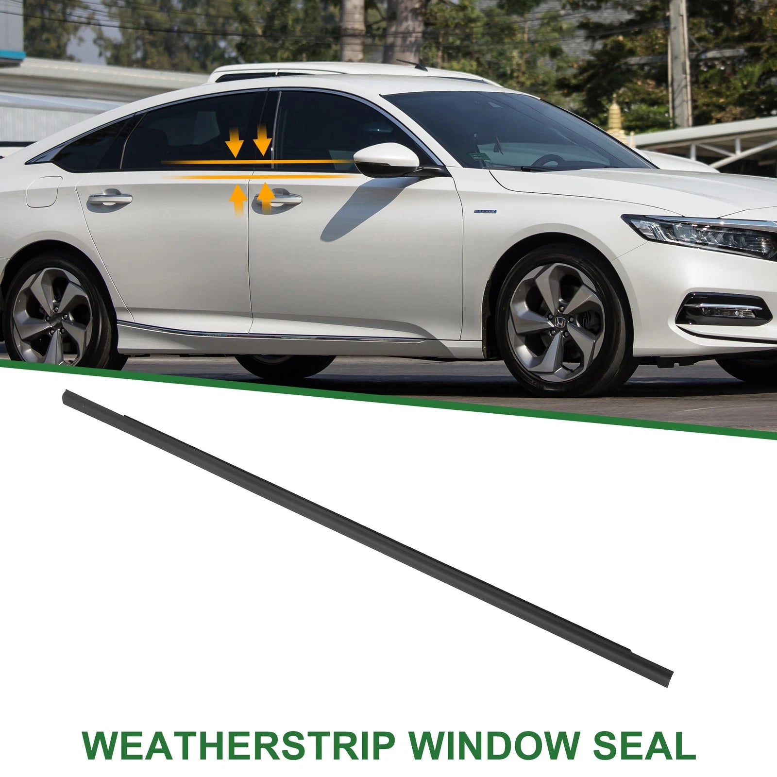 Front Right Window Weatherstrip Seal Replacement for Honda Accord (2018–2021)
