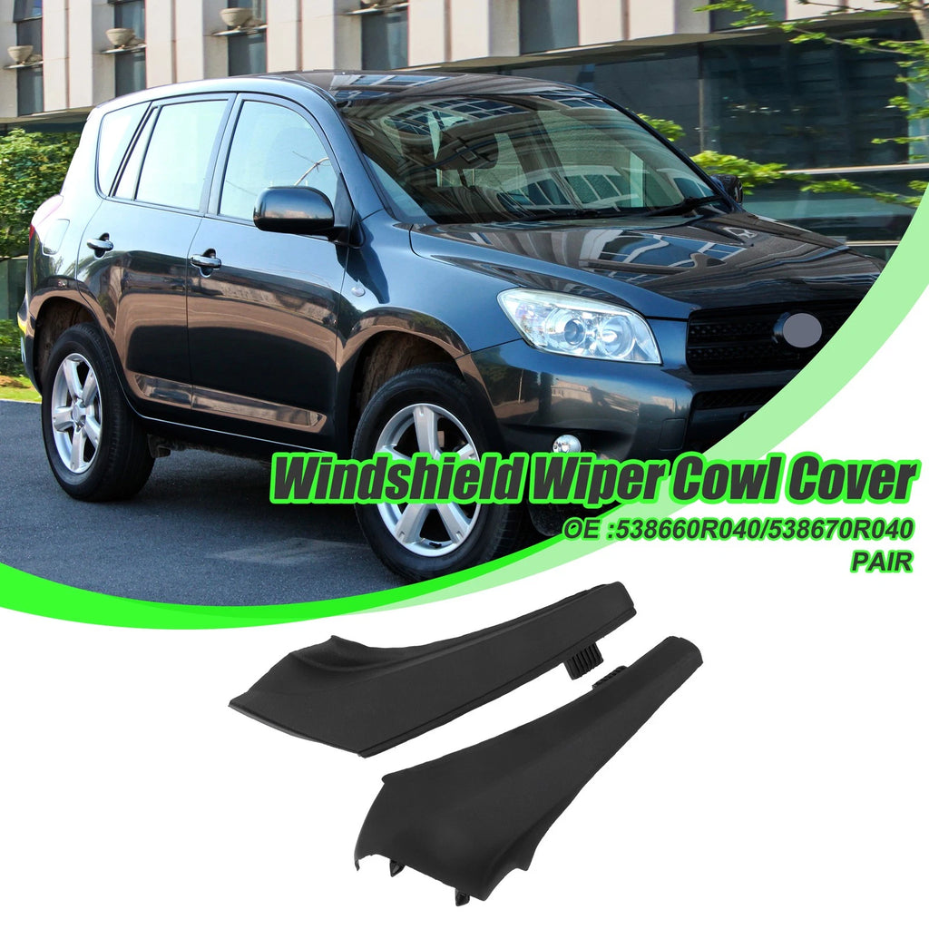 Cowl Extension Trim Cover Front Pair for Toyota RAV4 (2013–2019)
