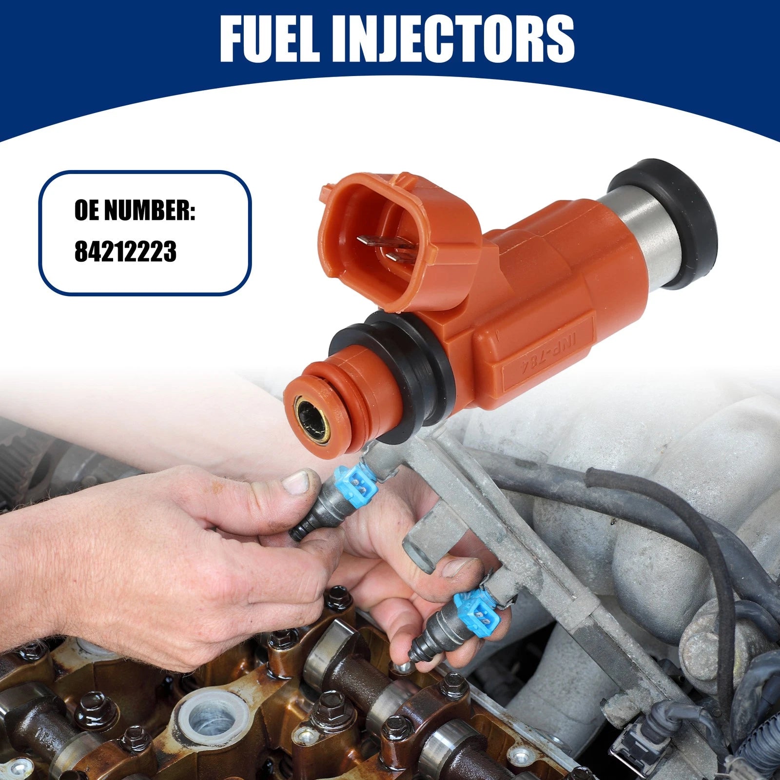 Fuel Injector Set 4Pcs Replacement for Mitsubishi Galant 3.0L V6 (1999–2003)