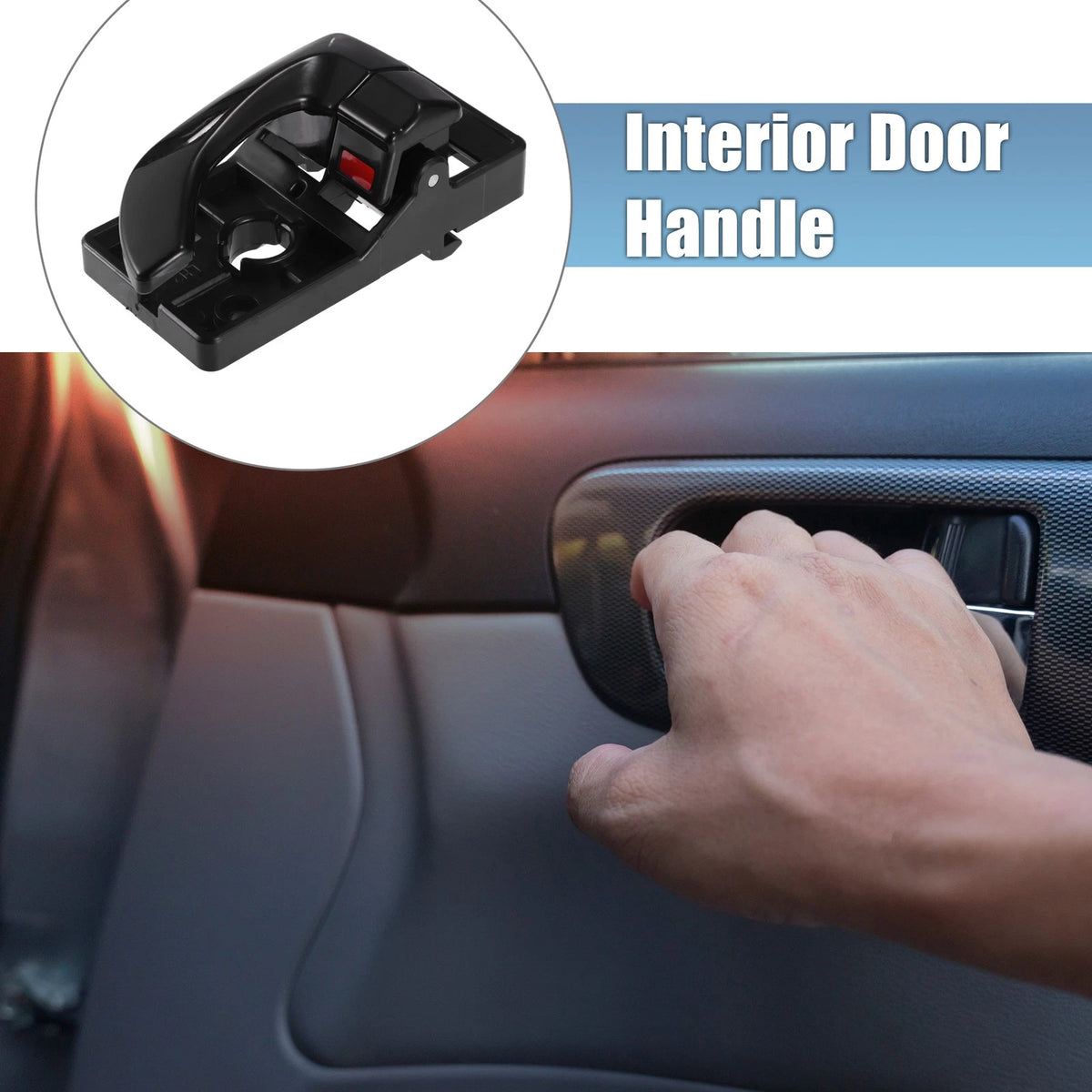 Front Left Interior Door Handle Replacement for Hyundai Tucson (2005–2009)