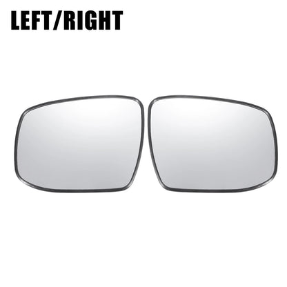 Left Right Mirror Glass White Non Heated Pair for Honda Jazz Fit (2008–2020)