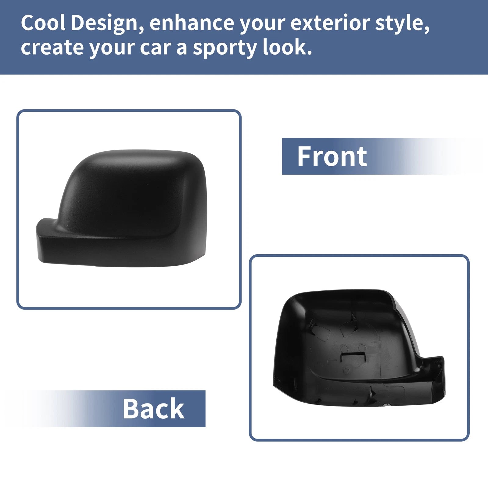 Left Passenger Side Mirror Cover Cap for Fiat Talento (2016–2020)