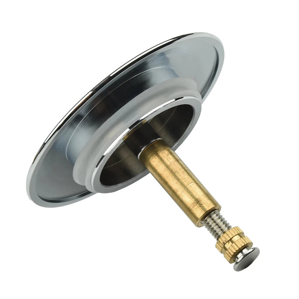 70mm Brass Bathtub Drain Stopper Plug for Most Sinks & Tubs