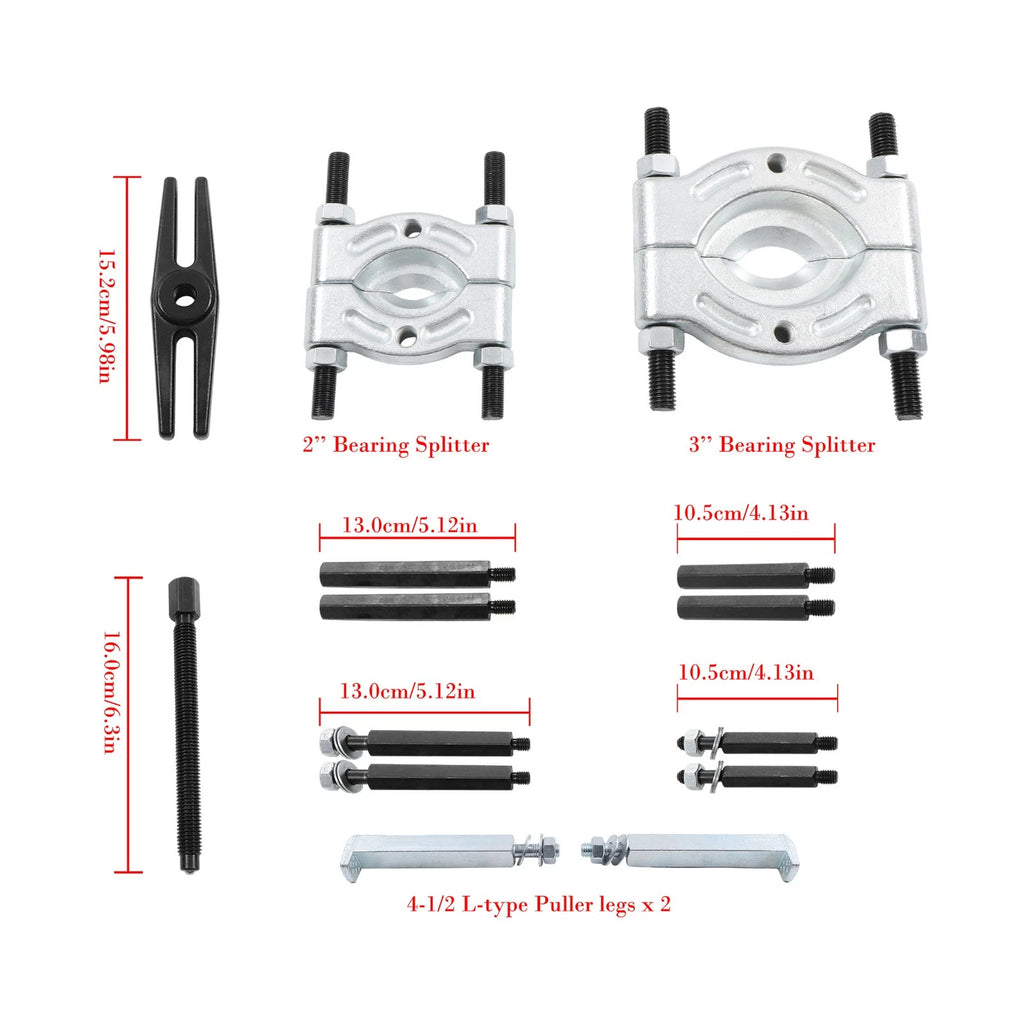 14Pcs Bearing Puller Tool Set for Universal Use (5 Ton Capacity)