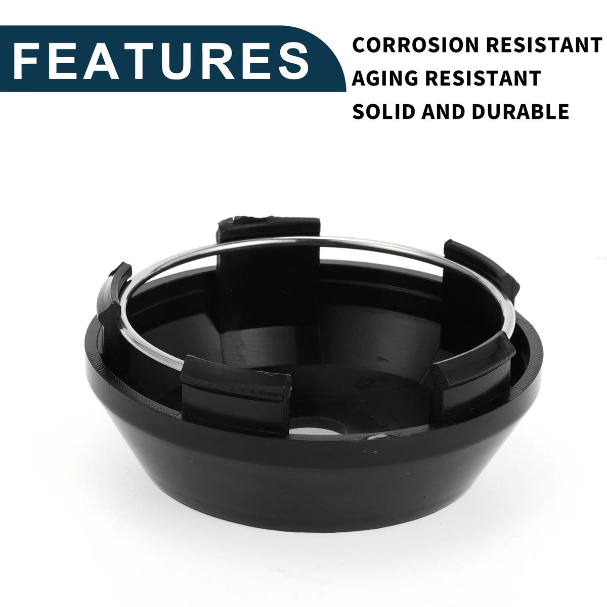 Set of 4 Wheel Center Hub Caps for (65mm, 56mm OD)