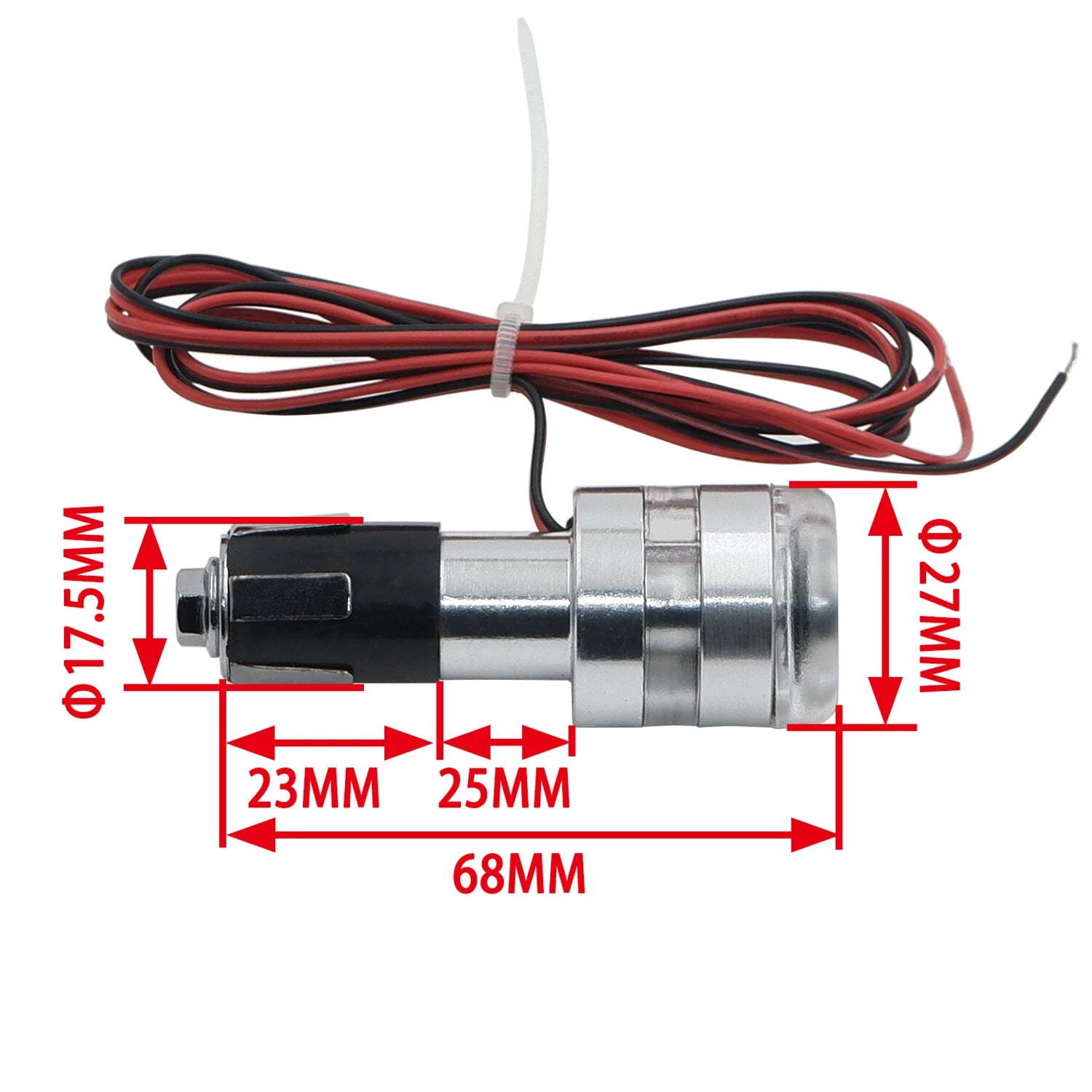 LED Turn Signal Lights for Motorcycle Handlebar (Grip Bar End)
