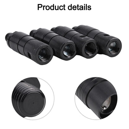 Set of 4 Bite Alarm Connectors for Universal Use (Magnetic, Black)