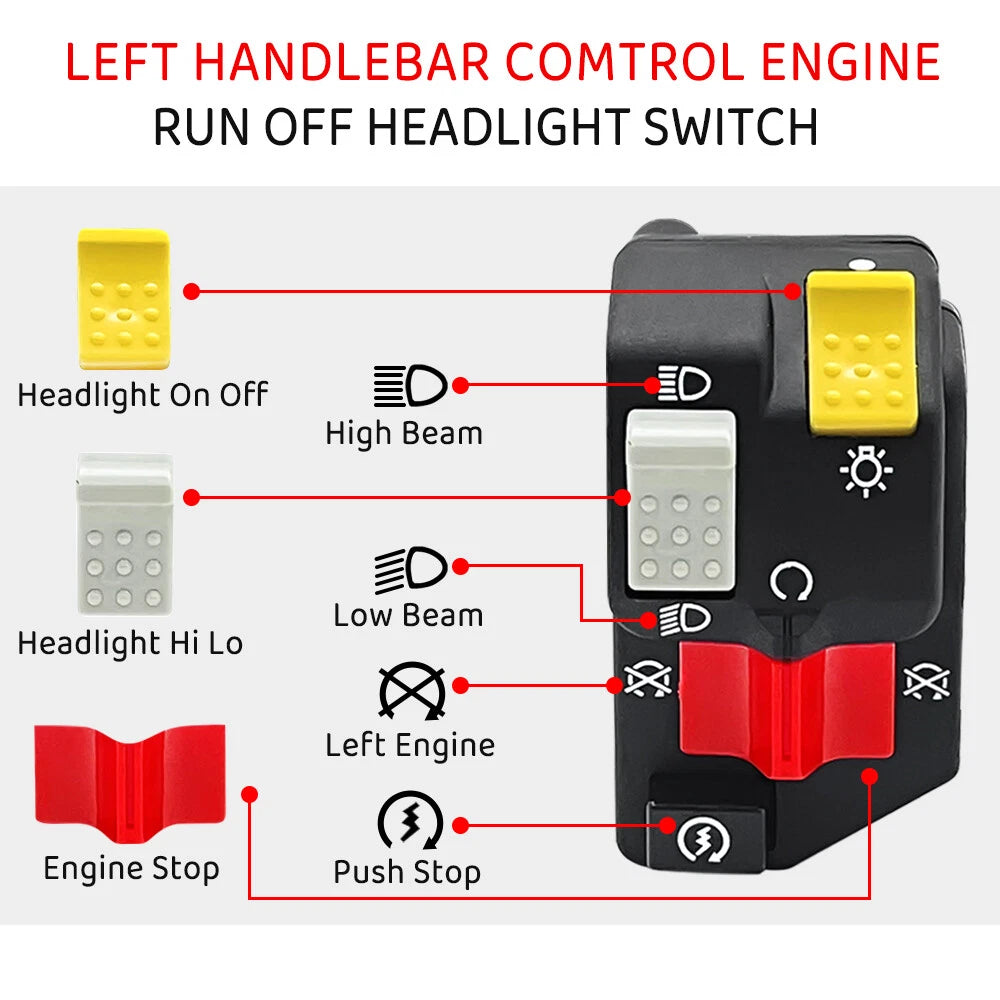 Control Switch for Honda TRX200SX FourTrax 200 (1986–1988)