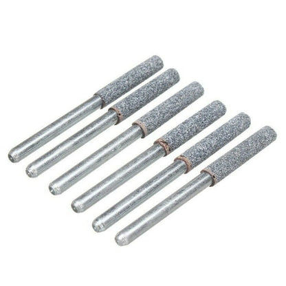 6PCS Diamond Grinding Stone Tools for Chainsaw Sharpener (12V)