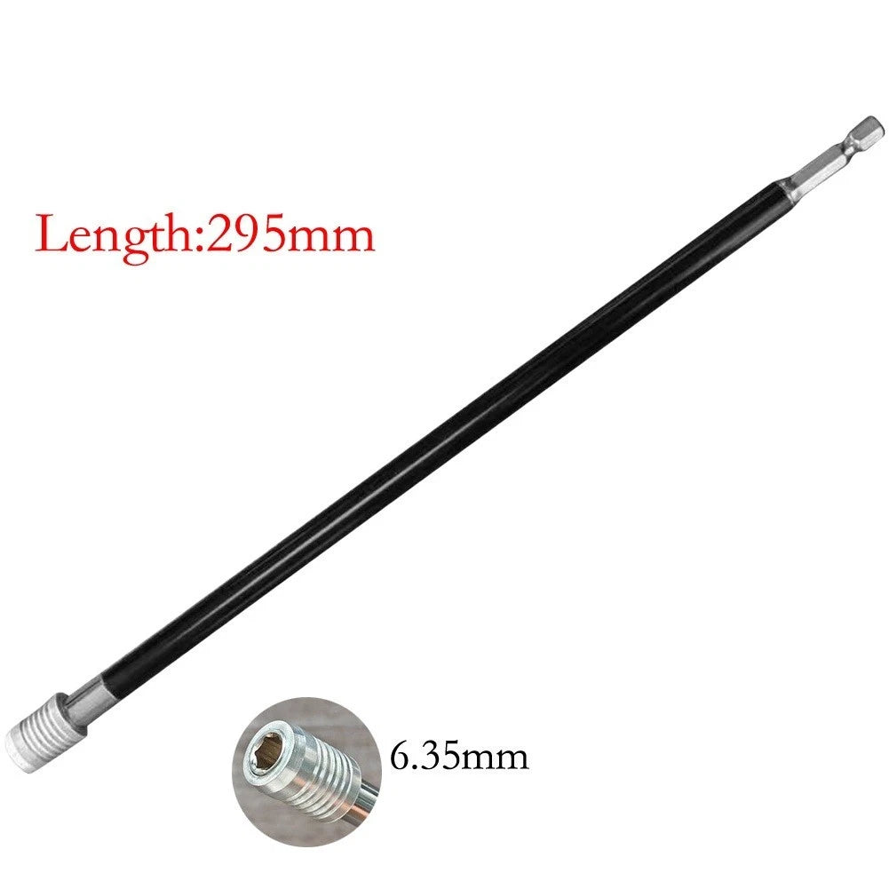 Hex Shank Drill Extension Rod Set for Tool Versatility (295mm, 14 Inch)