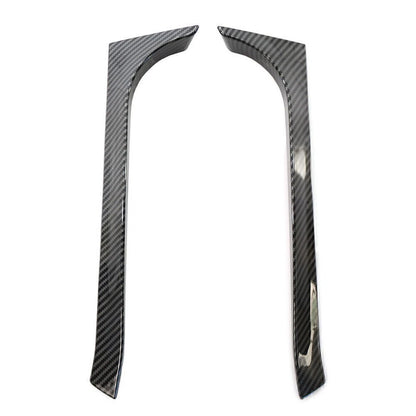 2X Rear Window Side Spoiler Canard Splitter Trim for VW Golf 6 (2009–2013)
