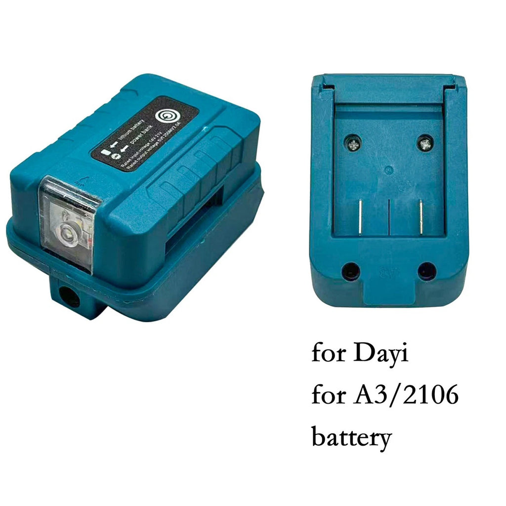 Belt Buckle Battery Adapter for Dayi 2106 (USB Charging, LED Light)