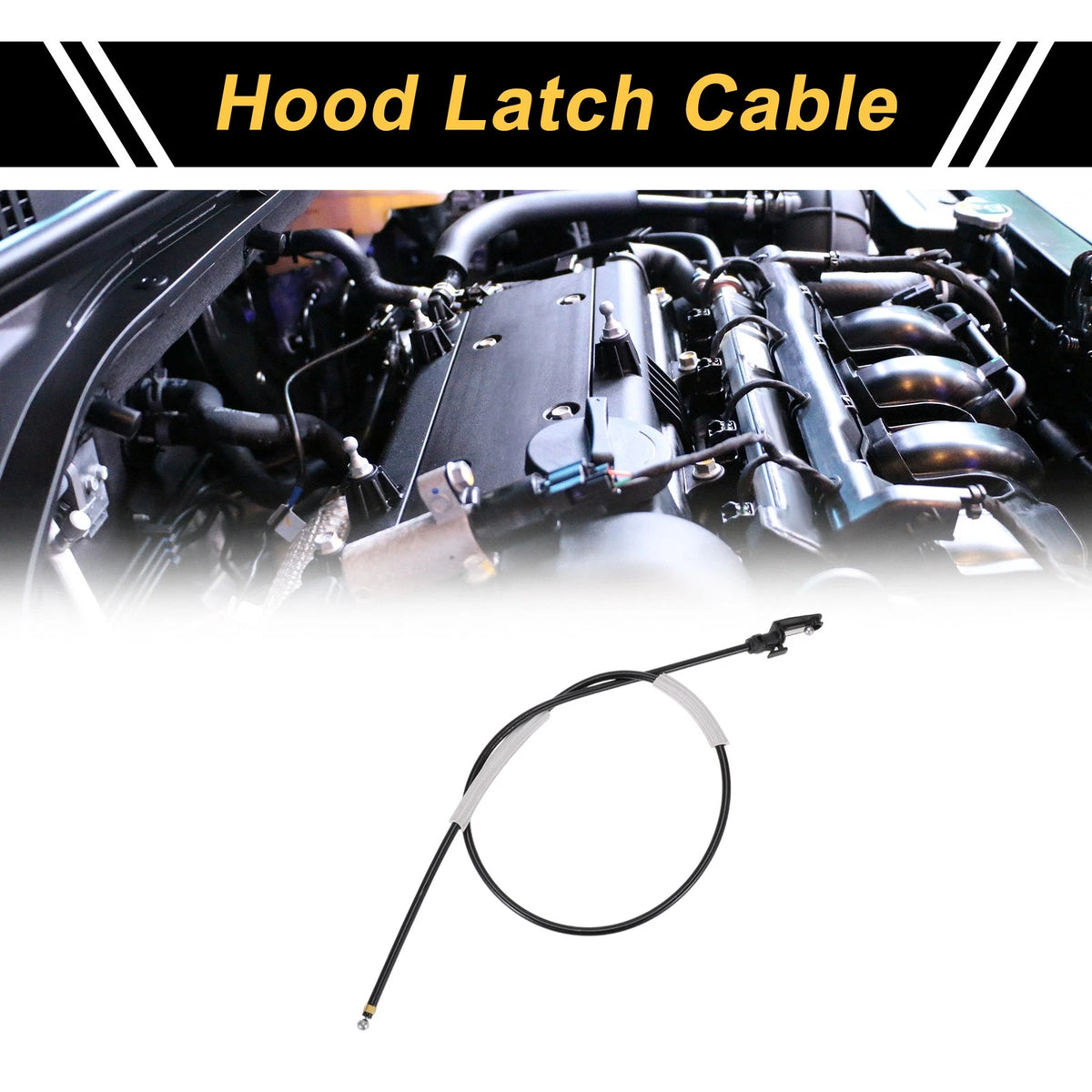 Hood Release Cable No. 7L6823531 for Volkswagen Touareg (2004–2010)